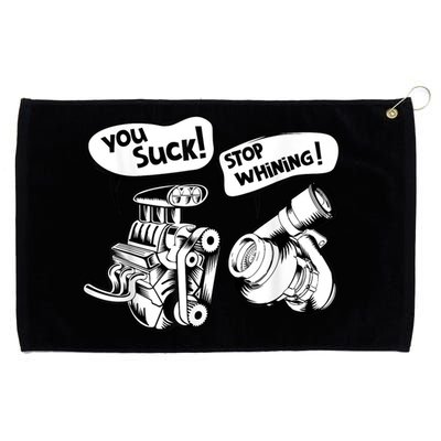 Cute You Suck! Stop Whining! Mechanical Engineering Grommeted Golf Towel