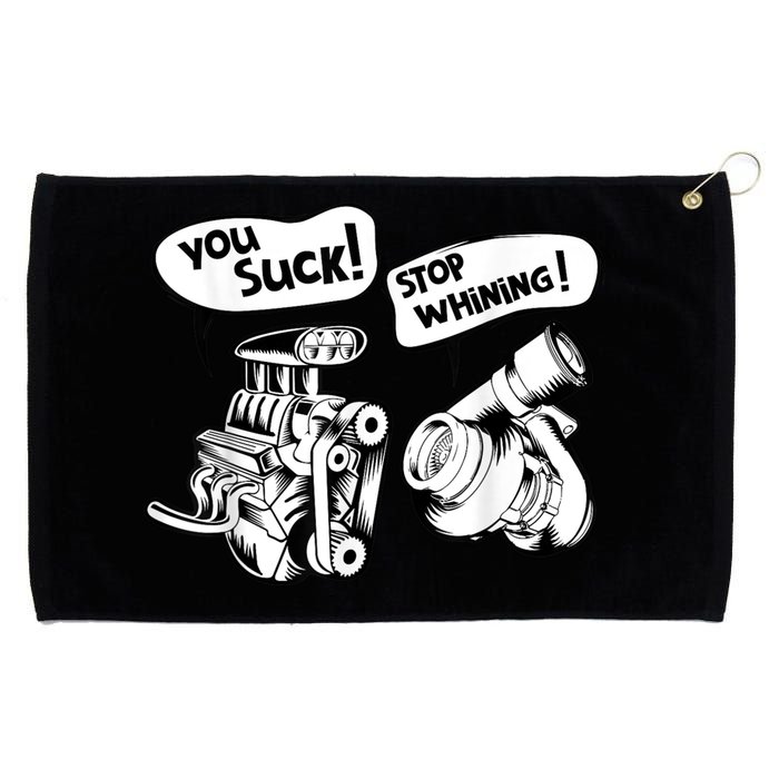 Cute You Suck! Stop Whining! Mechanical Engineering Grommeted Golf Towel