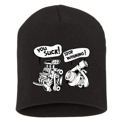 Cute You Suck! Stop Whining! Mechanical Engineering Short Acrylic Beanie