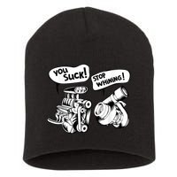 Cute You Suck! Stop Whining! Mechanical Engineering Short Acrylic Beanie