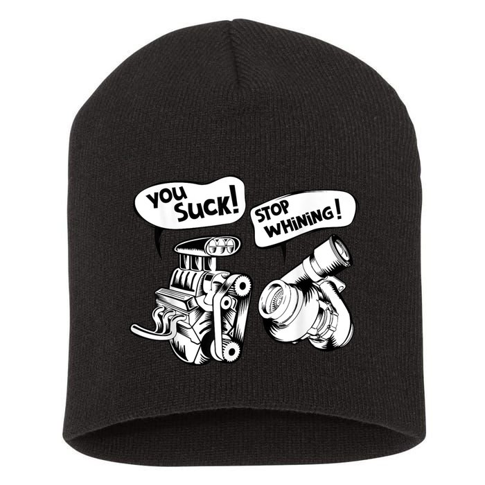 Cute You Suck! Stop Whining! Mechanical Engineering Short Acrylic Beanie