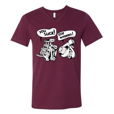 Cute You Suck! Stop Whining! Mechanical Engineering V-Neck T-Shirt