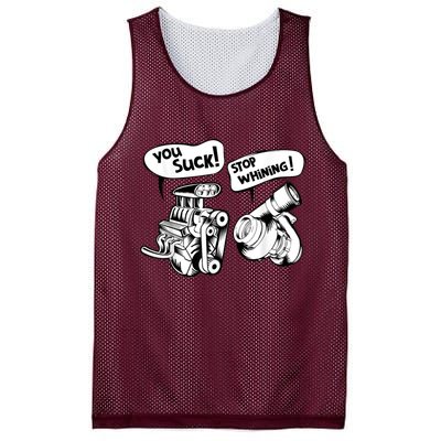 Cute You Suck! Stop Whining! Mechanical Engineering Mesh Reversible Basketball Jersey Tank