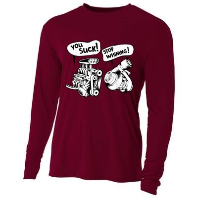 Cute You Suck! Stop Whining! Mechanical Engineering Cooling Performance Long Sleeve Crew
