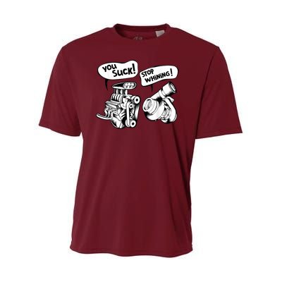 Cute You Suck! Stop Whining! Mechanical Engineering Youth Performance Sprint T-Shirt