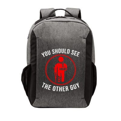 Cool You Should See The Other Guy Funny Broken Arm Joke Gift Vector Backpack