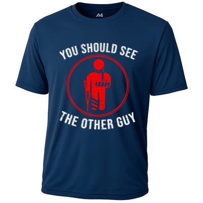 Cool You Should See The Other Guy Funny Broken Arm Joke Gift Performance Shirt