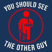 Cool You Should See The Other Guy Funny Broken Arm Joke Gift T-Shirt