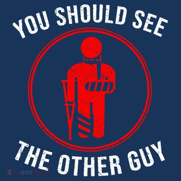 Cool You Should See The Other Guy Funny Broken Arm Joke Gift Womens T-Shirt