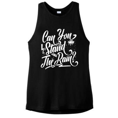 Can You Stand The Rain Ladies PosiCharge Tri-Blend Wicking Tank