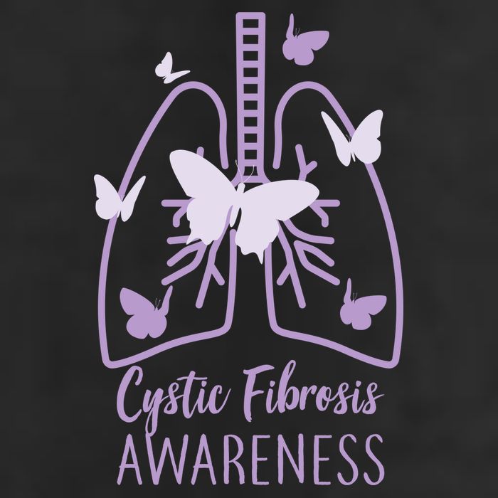 Cystic Fibrosis Awareness Butterflies 25L Jumbo Tote
