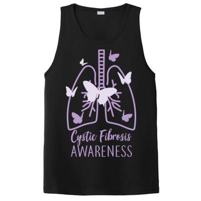 Cystic Fibrosis Awareness Butterflies PosiCharge Competitor Tank