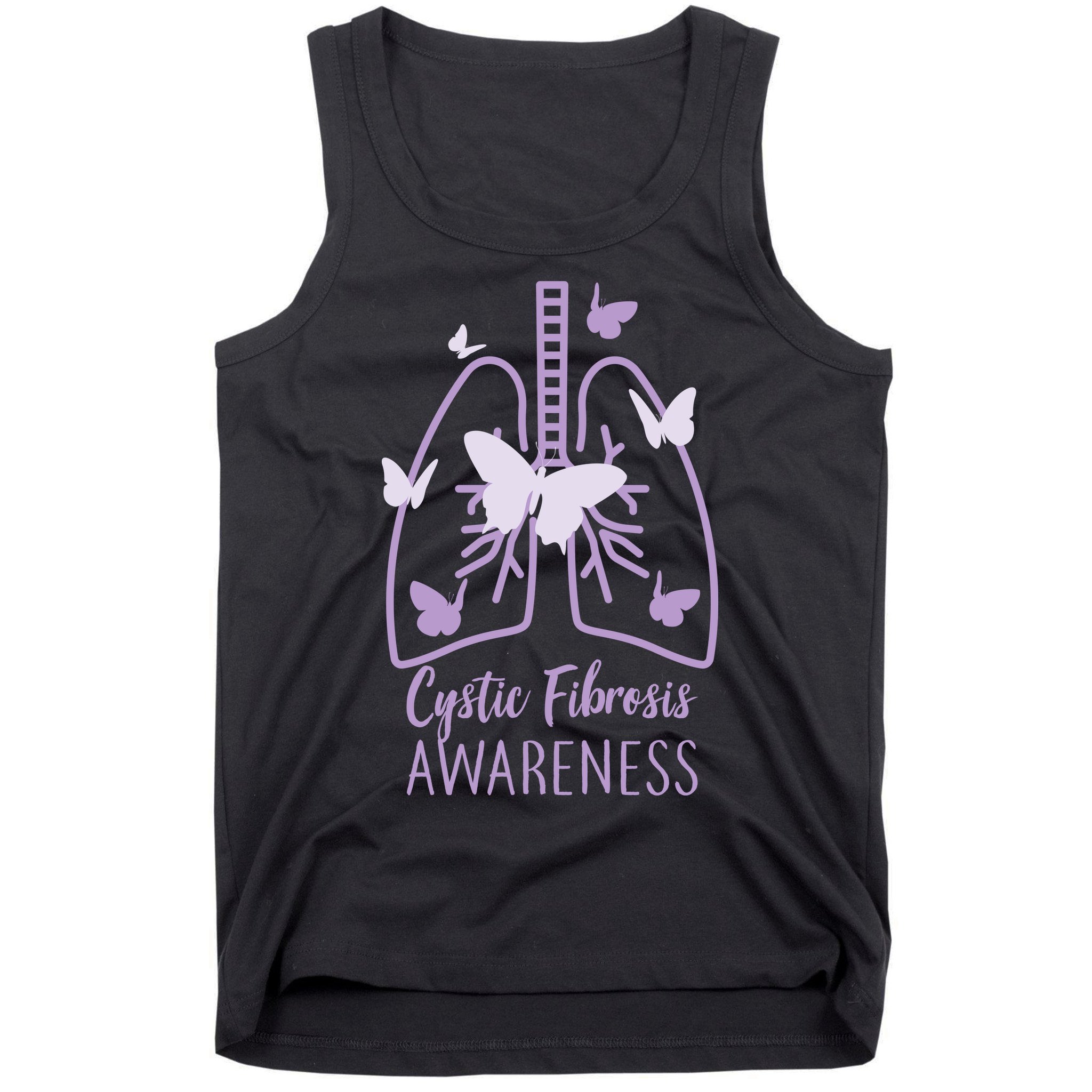 Cystic Fibrosis Awareness Butterflies Tank Top
