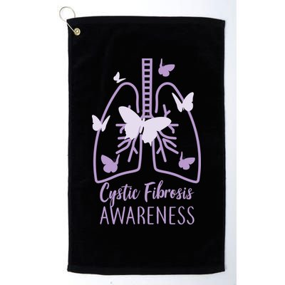 Cystic Fibrosis Awareness Butterflies Golf Towel