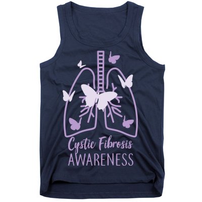 Cystic Fibrosis Awareness Butterflies Tank Top