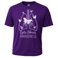 Cystic Fibrosis Awareness Butterflies Cooling Performance Crew T-Shirt