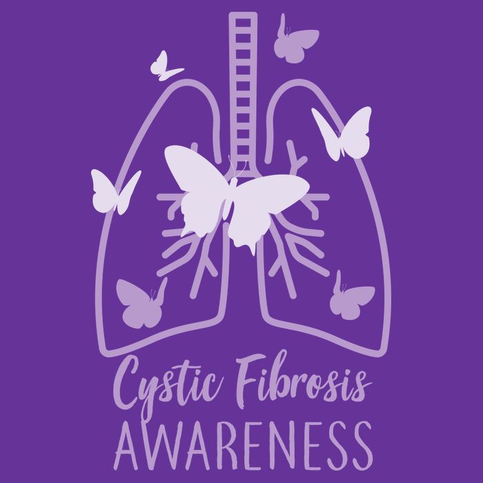 Cystic Fibrosis Awareness Butterflies Cooling Performance Crew T-Shirt