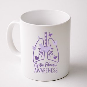 Cystic Fibrosis Awareness Butterflies Coffee Mug