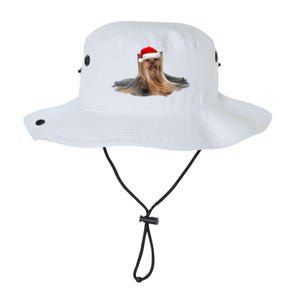 Cute Yorkshire Terrier Christmas Gift Santa Long Hair Yorkie Great Gift Legacy Cool Fit Booney Bucket Hat