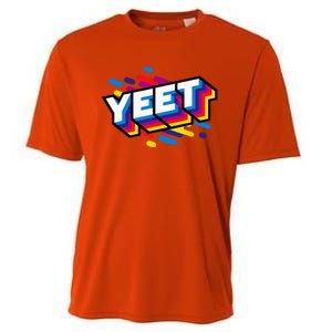 Celebration Yeet Trendy Meme Slogan Yeeting Cooling Performance Crew T-Shirt