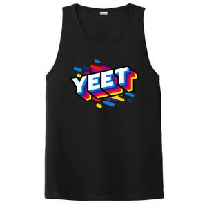 Celebration Yeet Trendy Meme Slogan Yeeting PosiCharge Competitor Tank