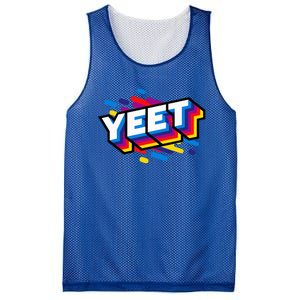 Celebration Yeet Trendy Meme Slogan Yeeting Mesh Reversible Basketball Jersey Tank