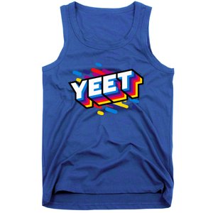 Celebration Yeet Trendy Meme Slogan Yeeting Tank Top