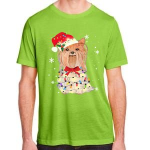 Christmas Yorkshire Terrier Gift Adult ChromaSoft Performance T-Shirt