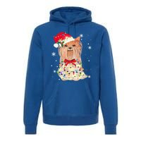 Christmas Yorkshire Terrier Gift Premium Hoodie