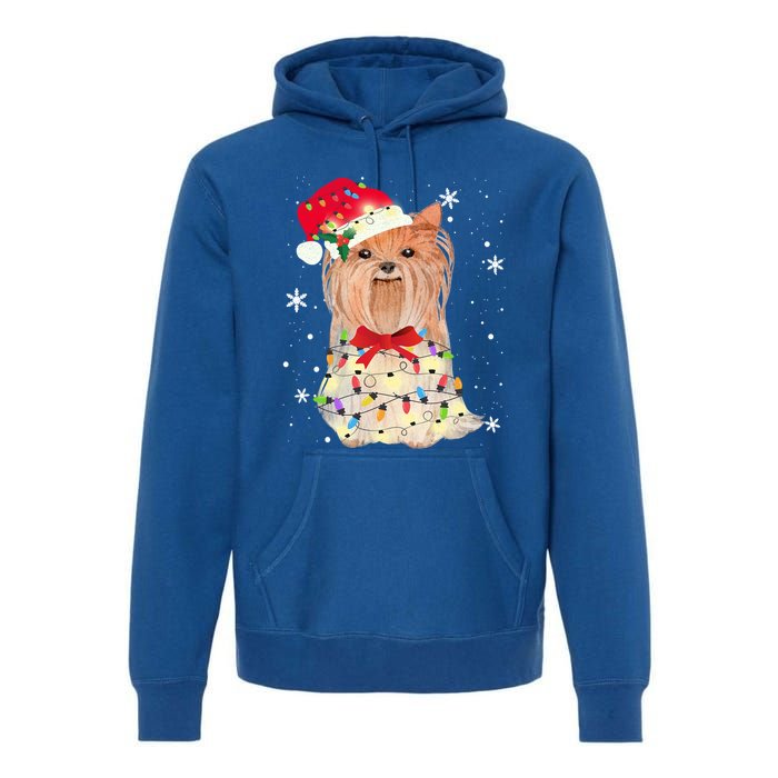 Christmas Yorkshire Terrier Gift Premium Hoodie