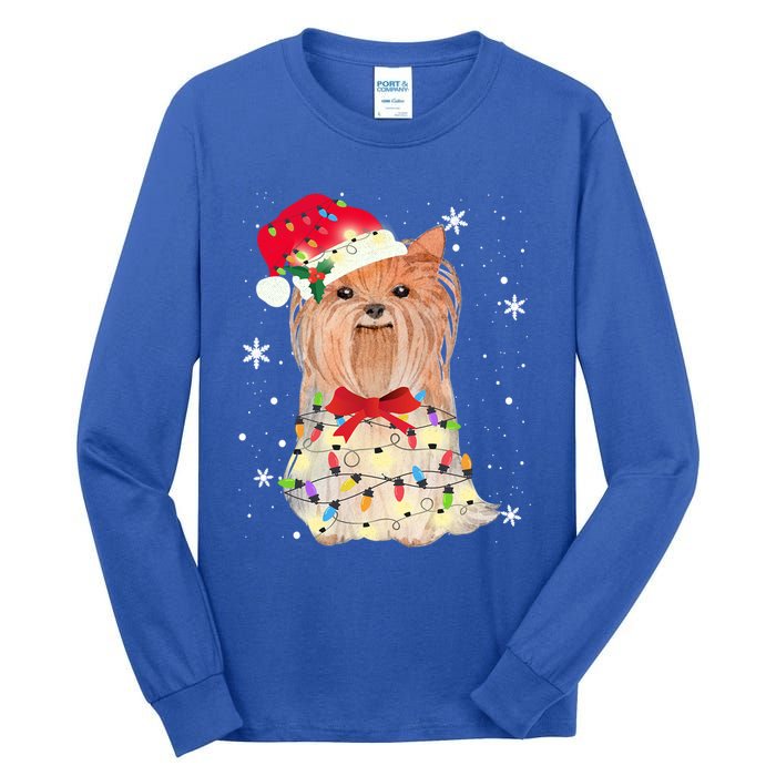 Christmas Yorkshire Terrier Gift Tall Long Sleeve T-Shirt