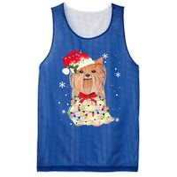 Christmas Yorkshire Terrier Gift Mesh Reversible Basketball Jersey Tank