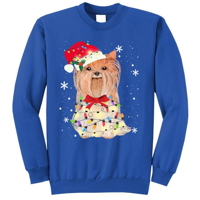 Christmas Yorkshire Terrier Gift Tall Sweatshirt