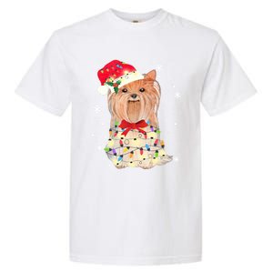 Christmas Yorkshire Terrier Gift Garment-Dyed Heavyweight T-Shirt