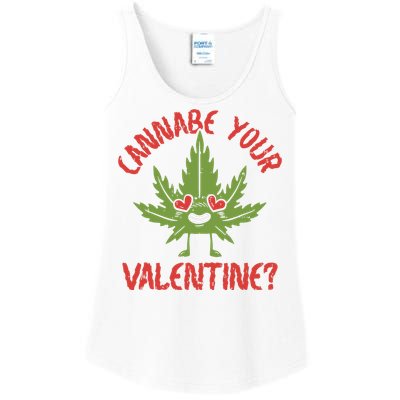 Cannabe Your Valentine 420 Cannabis Marijuana Weed Stoner Ladies Essential Tank