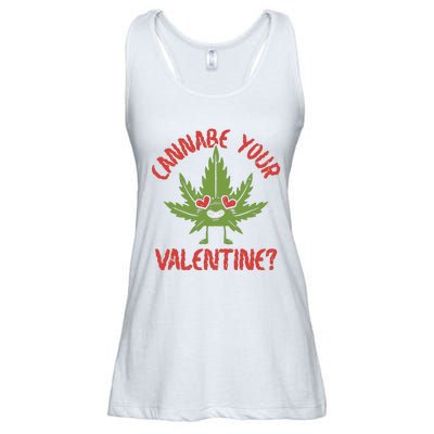 Cannabe Your Valentine 420 Cannabis Marijuana Weed Stoner Ladies Essential Flowy Tank