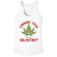 Cannabe Your Valentine 420 Cannabis Marijuana Weed Stoner Ladies PosiCharge Competitor Racerback Tank