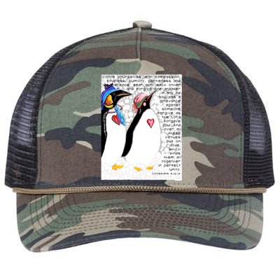 Clothe Yourselves With Compassion Retro Rope Trucker Hat Cap