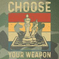 Choose Your Weapon Gag Chess Legacy Tie Dye Trucker Hat