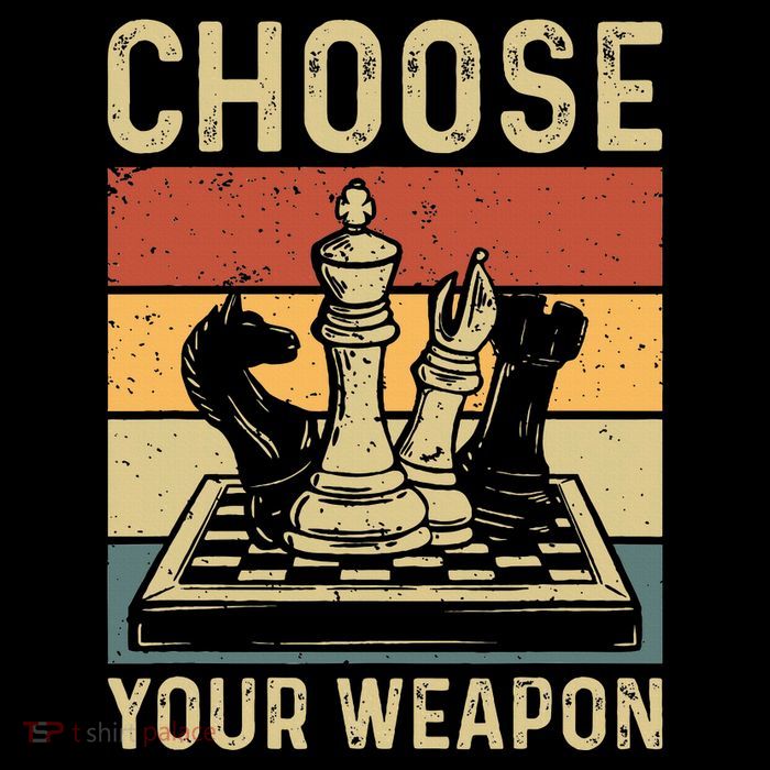 Choose Your Weapon Gag Chess Sweatshirt