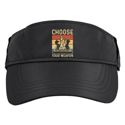 Choose Your Weapon Gag Chess Adult Drive Performance Visor