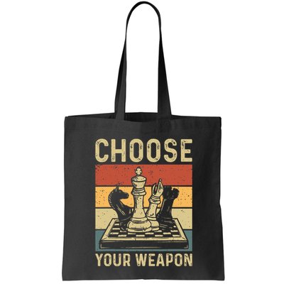 Choose Your Weapon Gag Chess Bag
