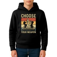 Choose Your Weapon Gag Chess Kids Hoodie