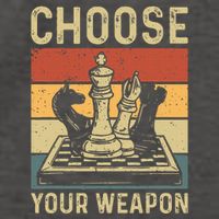 Choose Your Weapon Gag Chess Vector Backpack