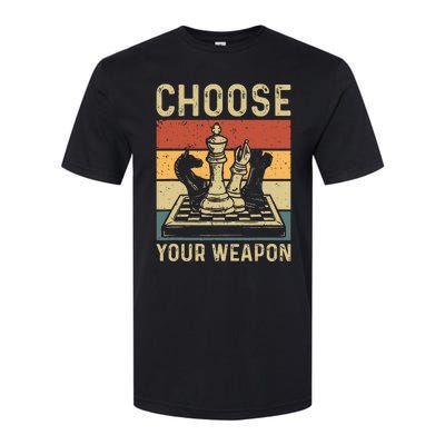 Choose Your Weapon Gag Chess Softstyle® CVC T-Shirt