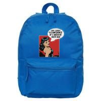 Carry Yourself With The Confidence Of A Mediocre White Man 16 in Basic Backpack