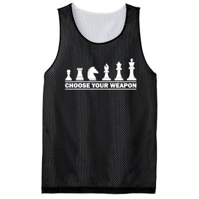 Choose Your Weapon Chess Lover Mesh Reversible Basketball Jersey Tank