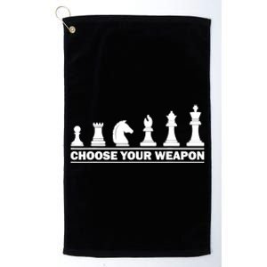 Choose Your Weapon Chess Lover Platinum Collection Golf Towel