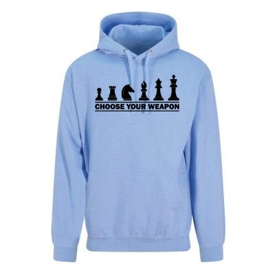 Choose Your Weapon Chess Lover Unisex Surf Hoodie