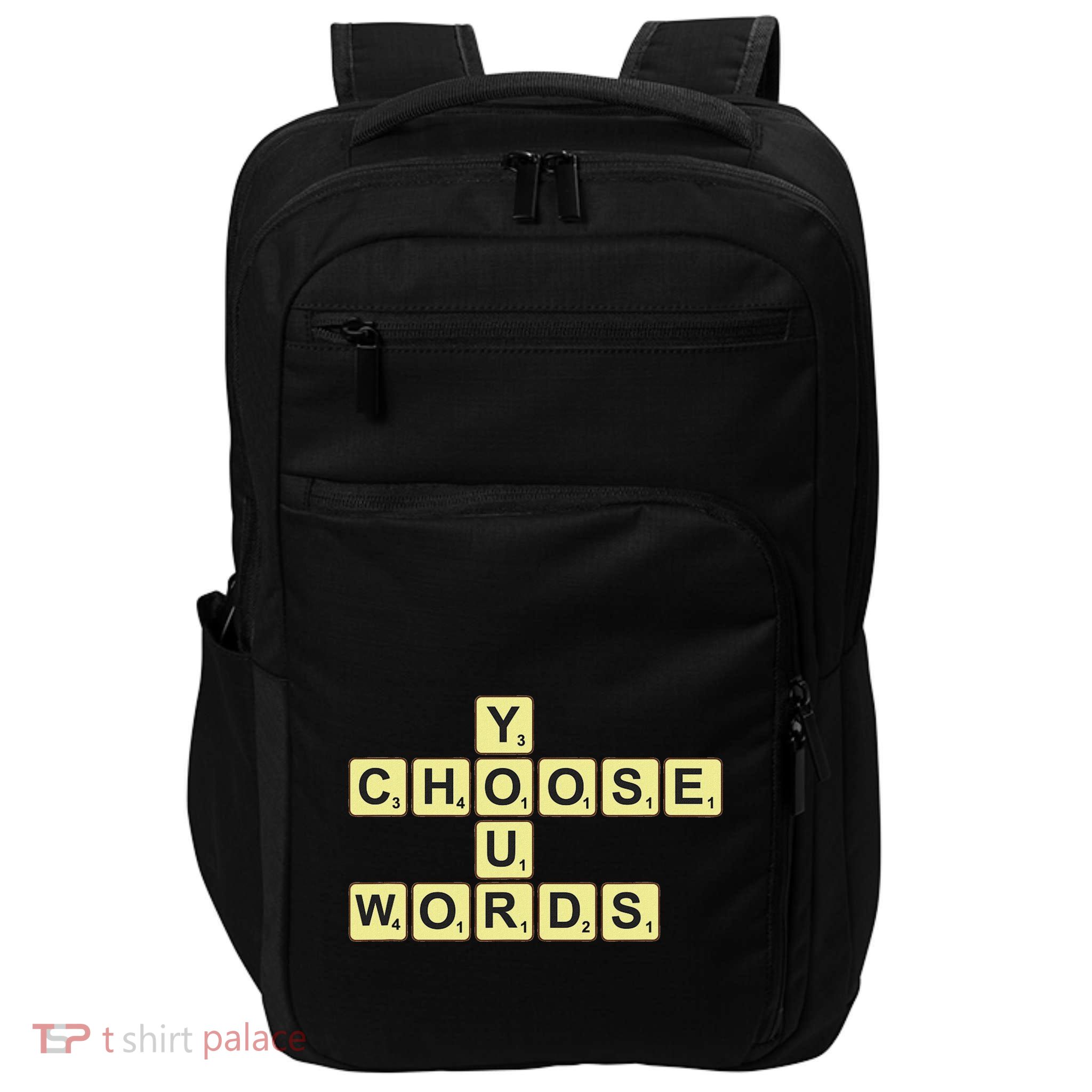 Choose Your Words Scrabble Impact Tech Backpack